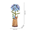 Robotime Wood Bloom Blue Hydrangea