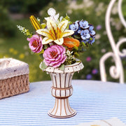 Robotime Wood Bloom Flora Vase
