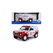 Solido S1807308 1/18 Niva White 763 M.Jacober/S.Miljic Dakar Classic 2022