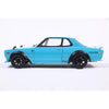 Solido 1/18 Nissan Skyline 2000 GT-R (KPGC10) Hakosuka Liberty Walk Body Kit Blue 1970