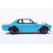 Solido 1/18 Nissan Skyline 2000 GT-R (KPGC10) Hakosuka Liberty Walk Body Kit Blue 1970
