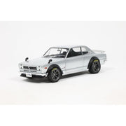 Solido 1/18 Nissan Skyline 2000 GT-R KPGC10 Hakosuka Solido Works Silver 1970