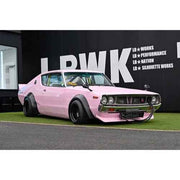 Solido S4319802 1/43 Nissan Skyline GT-R (KPGC110) "Kenmeri" W/ Liberty Walk Body Kit Pink 1972