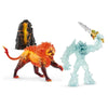 Schleich 42455 Battle for the Superweapon Frost Monster vs. Fire Lion