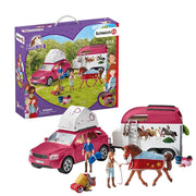 Schleich 42535 Horse Adventures with Car And Trailer