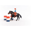 Schleich 42576 Cowgirl Barrel Racing Fun