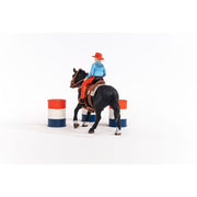 Schleich 42576 Cowgirl Barrel Racing Fun