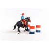 Schleich 42576 Cowgirl Barrel Racing Fun