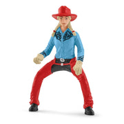 Schleich 42576 Cowgirl Barrel Racing Fun