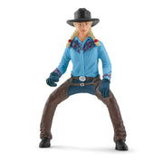 Schleich 42577 Cowgirl Team Roping Fun