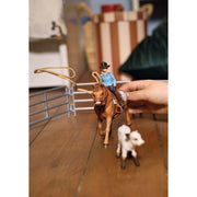 Schleich 42577 Cowgirl Team Roping Fun