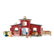 Schleich 42606 Red Barn with Animals & Accessories