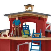 Schleich 42606 Red Barn with Animals & Accessories