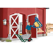 Schleich 42606 Red Barn with Animals & Accessories