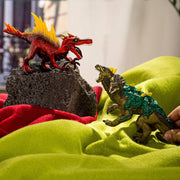 Schleich 70834 Fire Saurian vs. Jungle Lizard