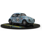 Scalextric C4498 Volkswagen Beetle Blue 66 Slot Car