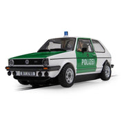 Scalextric C4572 Volkswagen Golf MK1 Slot Car - Polizei Edition