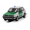 Scalextric C4572 Volkswagen Golf MK1 Slot Car - Polizei Edition