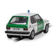 Scalextric C4572 Volkswagen Golf MK1 Slot Car - Polizei Edition