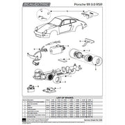 Scalextric C4594 Porsche 911 3.0 RSR Slot Car Georg Loos Racing