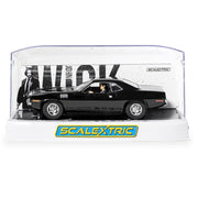 Scalextric C4595 Plymouth Barracuda Slot Car - John Wick Chapter 4