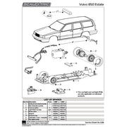 Scalextric C4597 Volvo 850 Estate Slot Car - BTCC 1994 - Rickard Rydell