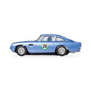 Scalextric C4599 Aston Martin DB5 Slot Car Blue / Yellow Historic GT Racing