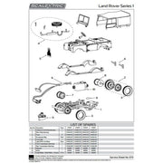 Scalextric C4600 Land Rover Series 1 Slot Car HUE166
