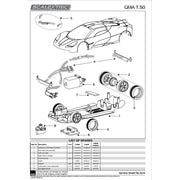 Scalextric C4601A Gordon Murray Design Genius -Slot Car Twin Car Pack