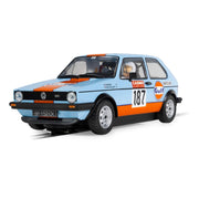 Scalextric C4609 Volkswagen Golf Slot Car - Gulf Edition