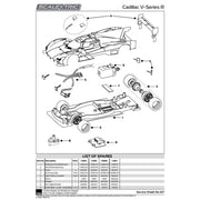 Scalextric C4611 Cadillac V-Series R Slot Car - Road Atlanta 2024 - Pink