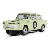 Scalextric C4617 Ford Anglia 105e Slot Car - Theo Paphitis