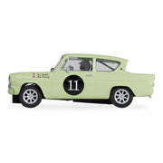 Scalextric C4617 Ford Anglia 105e Slot Car - Theo Paphitis