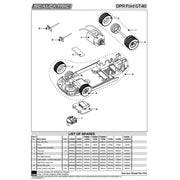 Scalextric C4619A Ken Miles Slot Car Triple Car Pack