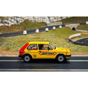 Scalextric C4625 Volkswagen Golf MK1 Malcolm Jeffs Racing Slot Car