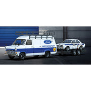 Scalextric C4649A Ford Motorsport Transit and Escort Mk 1 Slot Car Twin Pack