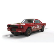 Scalextric C4658 Shelby GT350H Red and Gold Slot Car