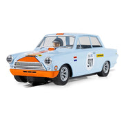 Scalextric C4669 Ford Lotus Cortina Gulf Edition Slot Car