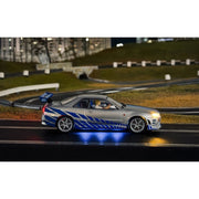 Scalextric C4674 Nissan Skyline GT-R (R34) 2 Fast 2 Furious Slot Car