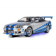 Scalextric C4674 Nissan Skyline GT-R (R34) 2 Fast 2 Furious Slot Car