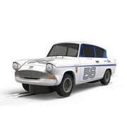 Scalextric C4682 Ford Anglia Silver 56 Slot Car
