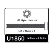 Schumacher U1850 Speed Pack M3 x 30mm Hex HD