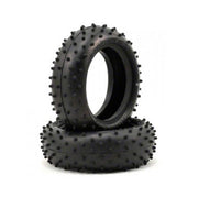 Schumacher U6762 Mini Spike 2 Front Tyres Silver (pr)