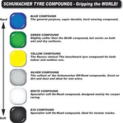 Schumacher U6907 Shard - 1/10 4WD Tyres - Front