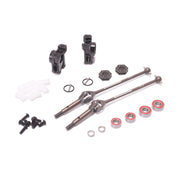 Schumacher U8802 Option Alloy Rear Hub / UJ Assembly (-2mm) - L1R