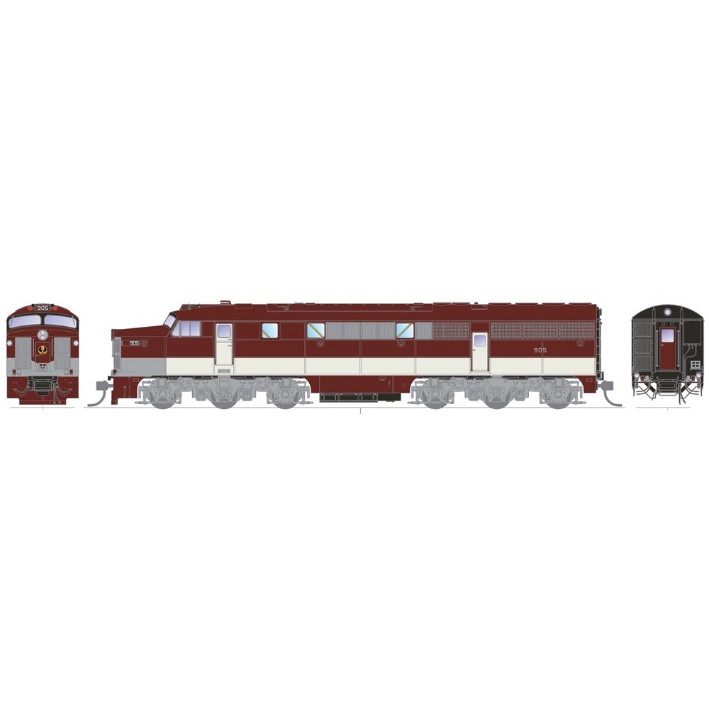 SDS Models HO SAR 900 Class Locomotive 905 DCC Sound – Metro Hobbies