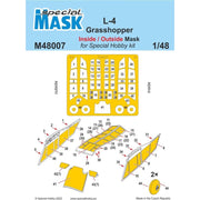 Special Mask M48007 1/48 L-4 Grasshopper Inside/Outside
