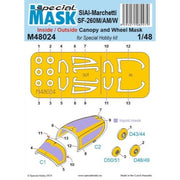 Special Mask M48024 1/48 SIAI-Marchetti SF-260M/AM/W INSIDE/OUTSIDE