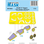 Special Mask M72003 1/72 SAAB 37 Viggen Two Seater