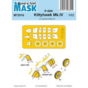 Special Mask M72016 1/72 P-40N/Kittyhawk Mk.IV